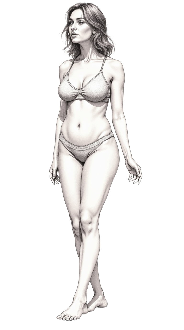 Diagnostic silhouette femme